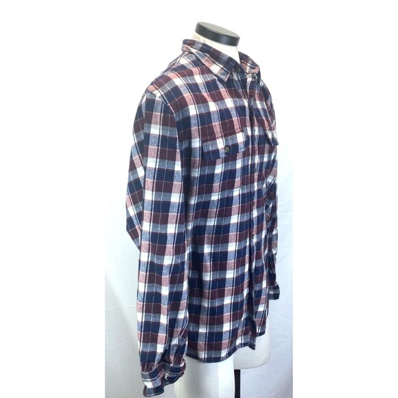 Old Navy Shirts Old Navy Vintage Flannel Plaid Shirt Mens Size Xxl